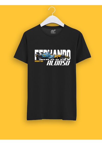 Fnbx Fernando Alonso Rn T-shirt Siyah