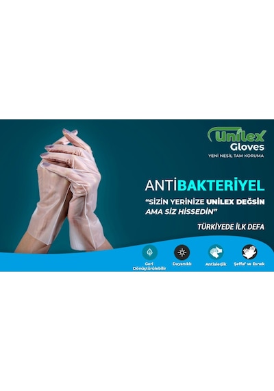 Unilex Tek Kullanımlık Eldiven 100'lü L L