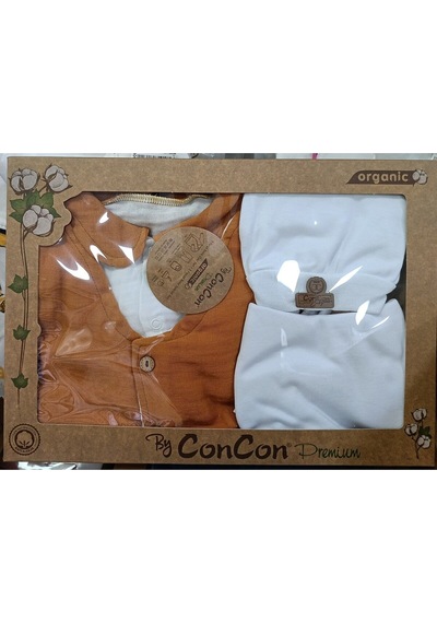 By Concon Conconi Turuncu 5 Li Zibin Seti Hastane Çikiş Seti Turuncu