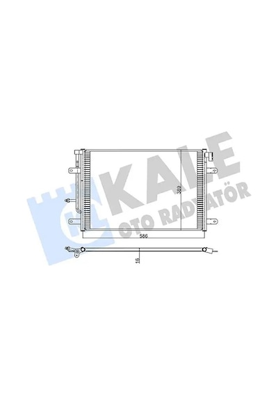 Audi A4 B7 Klima Radyatoru 1.8 2005-2008 Kale 342475