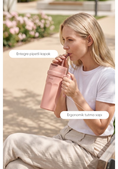 Fressi Calora Termos Paslanmaz Çelik 950 Ml Fr-t956 Pembe