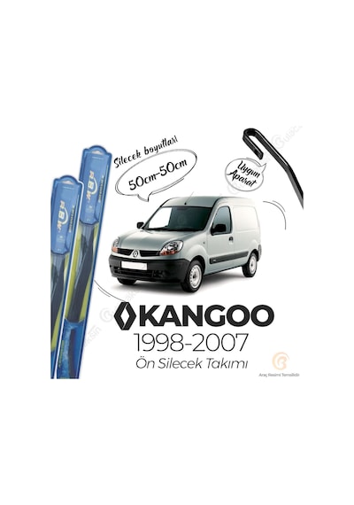Renault Kangoo Ön Silecek Takımı (1998-2007) RBW Hibrit