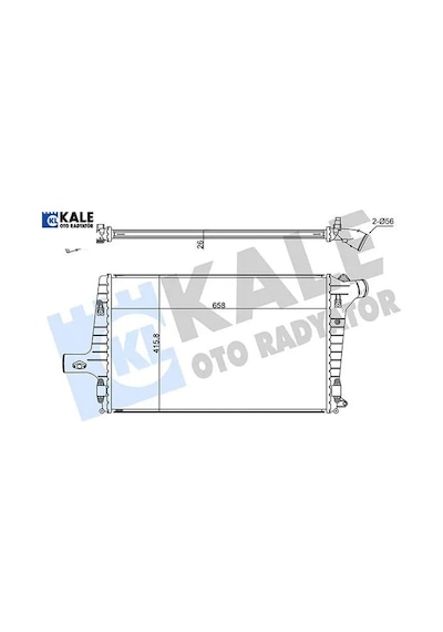 İntercooler A3-a6-tt2.5 Tdı 01 04 Kale Radyatör 4b0145805a