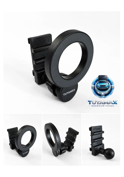 2025 Sonrası Togg T10x Uyumlu Fabrikasyon Telefon Tutucu Black