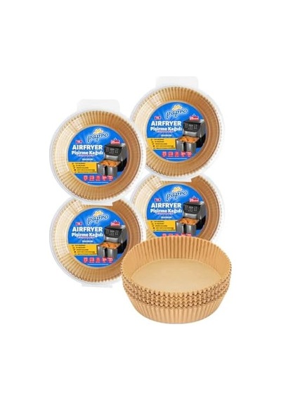 Airfryer Pişirme Kağıdı,fritöz Yağlı Kağıdı 25&apos Li X4 Adet Avantajlı Paket - Toplam 100 Adet 50 x 22