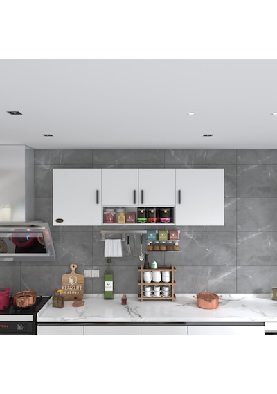 Kenzlife Hazır Mutfak Packey Byz 060 180 32 Mutfak Banyo Dolabı Kapaklı Raflı Kenzlife Hazır Mutfak Packey Byz 060 180 32 Mutfak Banyo Dolabı Kapaklı Raflı