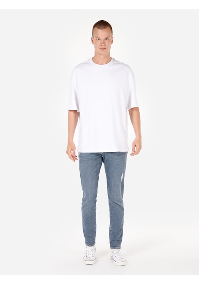 Colin's Colins 041 Danny Dar Kesim Düşük Bel Dar Paça Mavi Jean Erkek Pantolon Cl1070538 Denim