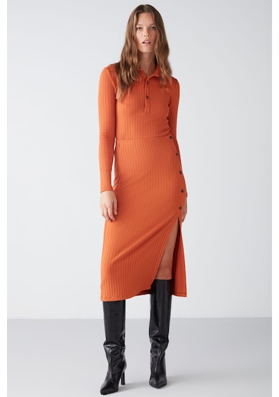 Ethıquet Eva Slim Fit Kiremit Rengi Alt-üst Takım