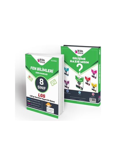 Tetra Yayınları 8. Sınıf Lgs Fen Bilimleri Soru  Bankası