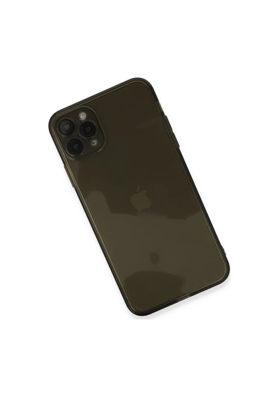 Newface Apple İphone 11 Pro Max Kılıf Fly Lens Silikon - Siyah