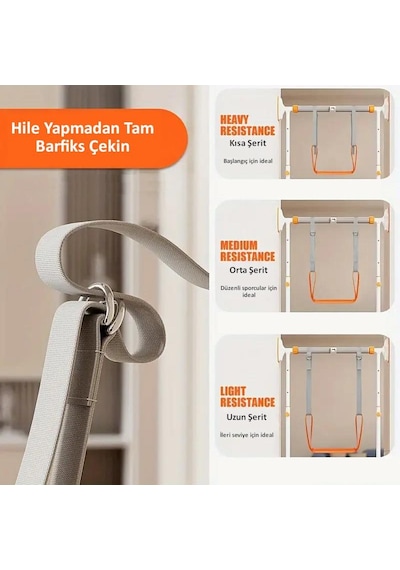 Valkyrie Pull Up Barfiks Çekme Yardımcısı Evrensel Uyumlu 40kg Ağırlık Düşürücü Ayarlanabilir Kolay Kurulum Kullanım