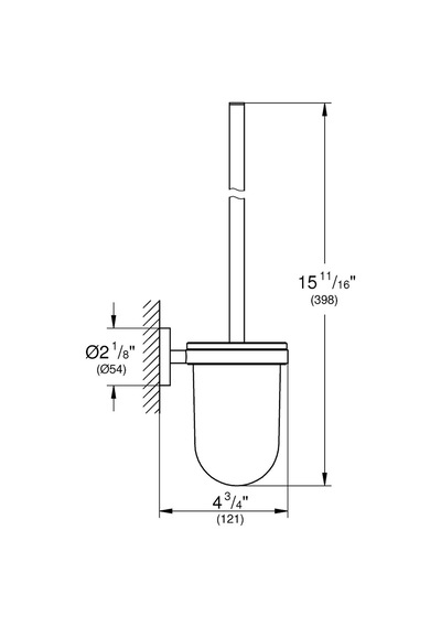 Grohe Essentials Tuvalet Fırçası Seti 40374Gn1