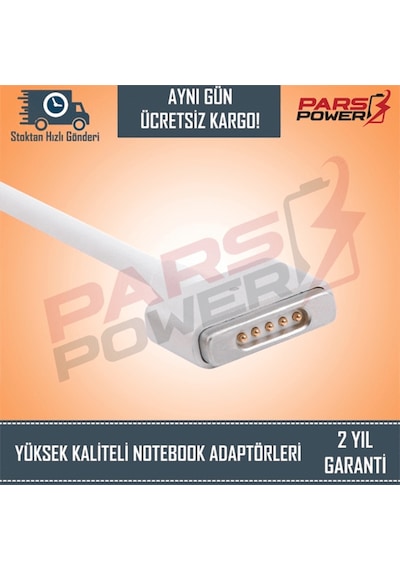 Apple Uyumlu MacBook Air 11" A1465 Early 2015 Adaptör Şarj Aleti-Cihazı-Pars Power
