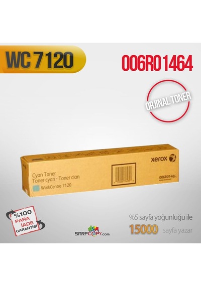 Xerox 006R01464 Mavi Toner. Wc 7120 / 7125 / 7220 / 7225
