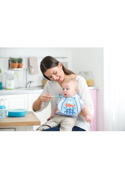 Chicco 4 Parça Beslenme Seti +6 Ay - Erkek