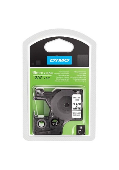 Dymo 16960 Siyah/Beyaz Yüksek Performans Permanentpoly 19 MM X 5 N11.60