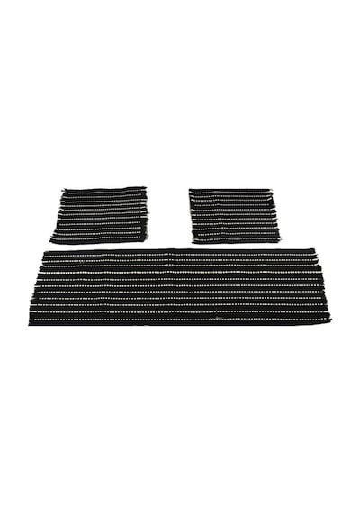 Fiat Tofaş Serçe Serme Kilim Minder 3lü Siyah Beyaz Fs