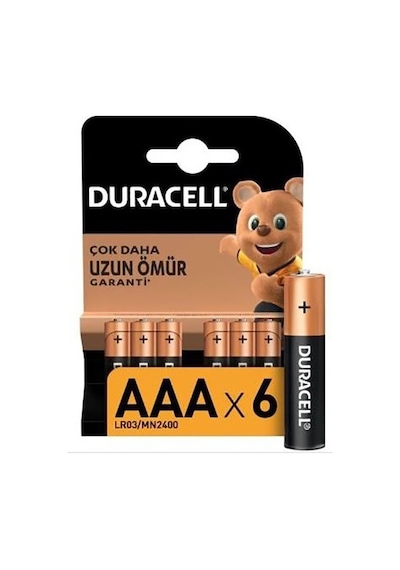 Duracell Aaa Lr03/mn2400 Kumanda Pili 6 Adet