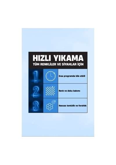 Hızlı Yıkama İçin Açık Renkliler Sıvı Deterjan 2l 1
