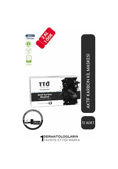 Tto Thermal Aktif Karbon Maskesi Siyah Nokta Karşıtı