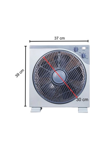 Maestro USBF-802 12" 30 CM 45 W Kutu Vantilatör