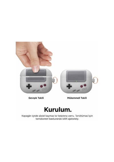 Oppo İle Uyumlu Enco Air 3 Sert Kulaklık Kılıfı Yumuşak Soft Dokunuş Karakter Görünümlü Cartoon Kılıf Miks