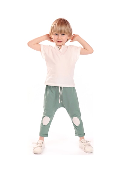 Toontoy Kids Toontoy Erkek Çocuk Eşofman Takım Ekru