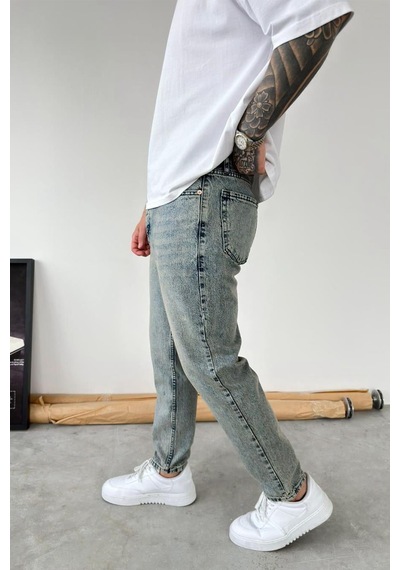 Vintage Mavi Soft Degrade Boyfriend Pantolon