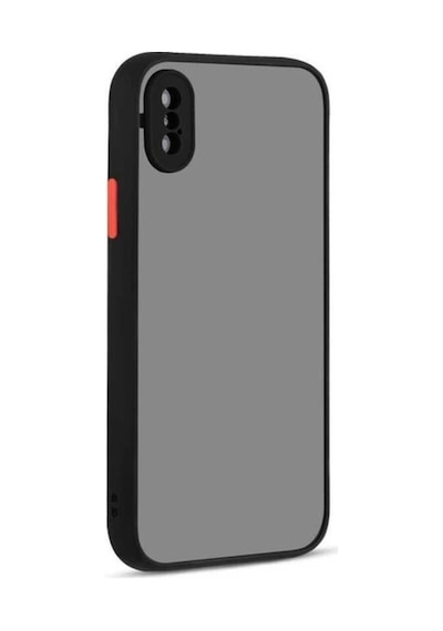 Apple Uyumlu iPhone Xs 5.8 Kılıf Zore Hux Kapak Siyah