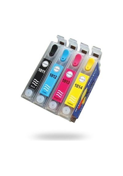 Epson 1811-t1814 / 1801-1084 Uyumlu Kolay Dolan Kartuşlar - Xp-202/ Xp-302/ Xp-305/ Xp-405 Bk1008.01.043 Bk