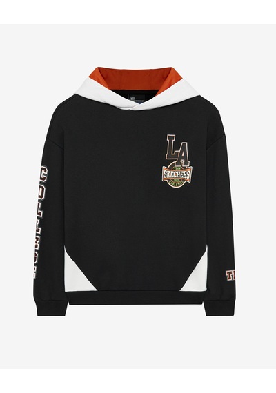 Skechers B Lw Fleece Hoodie Sweatshirt Büyük Erkek Çocuk Siyah Eşofman Altı Sk242050-001