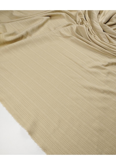 Bej Renkte Pamuklu İnce Örme En: 160cm-11496