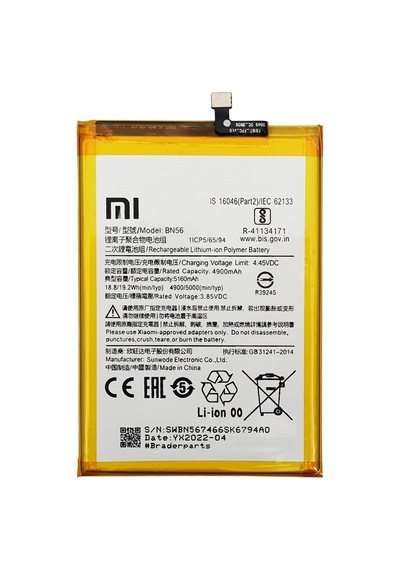 Xiaomi Redmi 9c - Bn 56 - Batarya Pil  Batarya