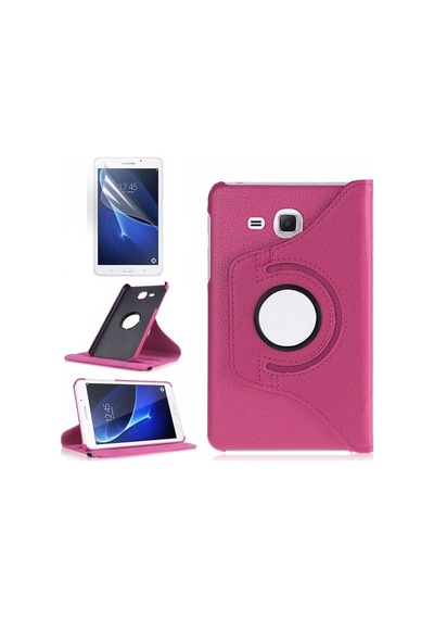 Galaxy Uyumlu Tab 4 T280 Zore Dönebilen Standlı Tablet Kılıfı