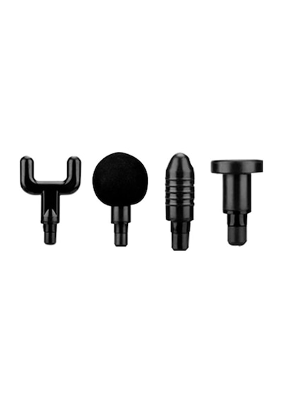 4 Başlıklı Mini Fascial Gun Profesyonel Masaj Tabancası Ve Masaj Siyah