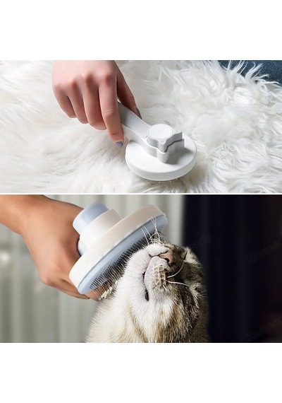 Mcg Mcg Basmalı Kedi Köpek Tüy Toparlayıcı Masaj Etkili Pet Fırçası