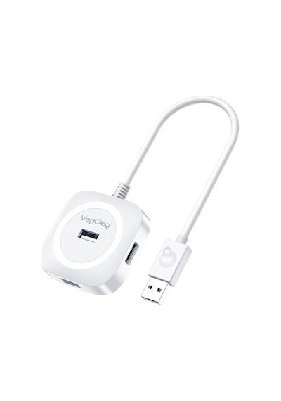 Veggieg 4 Portlu Usb 2.0 Çoklayıcı Hub Beyaz Sku: Mır8690010100184