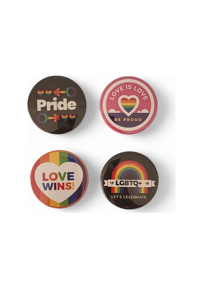 L.g.b.t Magnet Set 2 - 4'lü Lgbt Magnet Karışık Renkli