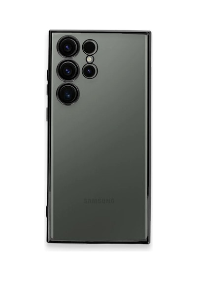 Samsung Galaxy Uyumlu - S24 Ultra Kılıf Razer Lensli Silikon - Yeşil