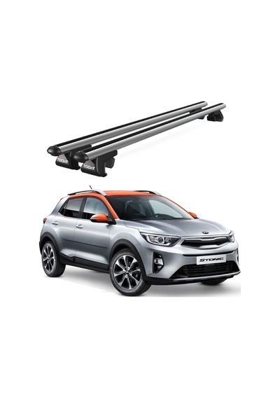 Venüs Kia Stonic 2017 Ve Sonrası Uyumlu Gri Ara Atkı Port Bagaj Tavan Barı