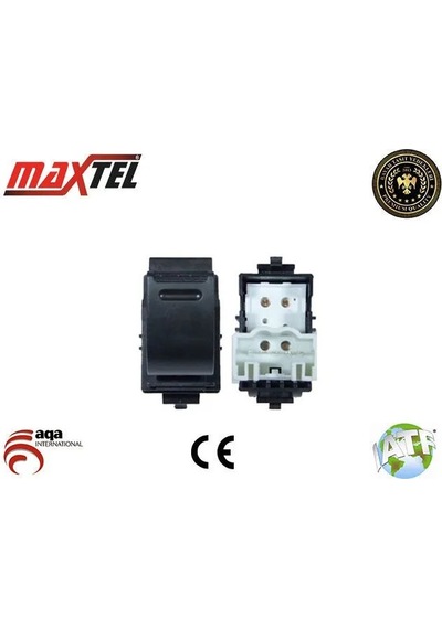 Cam Açma Düğmesi Sağ Corolla E10 92- Pıcnıc Cxm10, Sxm10 96- Prıus Nhw20 03- Rav 4 Iv A40 12-17 Verso / Echo P2 99-05 Yarıs / Echo I P10 99-05 5 Fişli