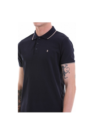 Hatemoğlu Lacivertvert Regular Fit Düz 100% Pamuklu Polo Yaka Tişört 35361023C Lacivert