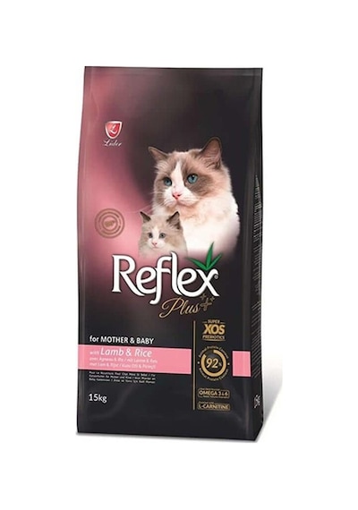 Reflex Plus Mother ​​&​​ Baby Kuzu Etli Kedi Maması 15 KG