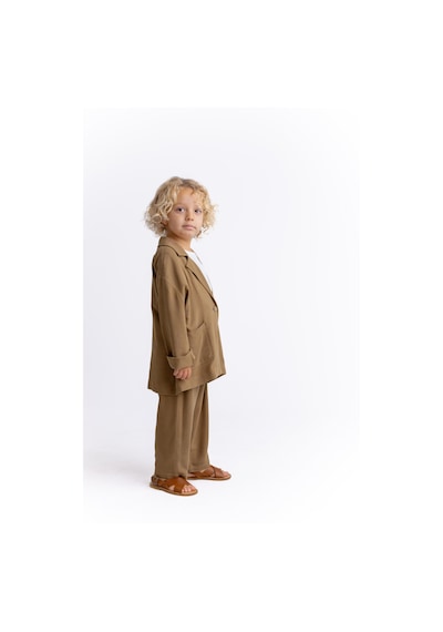 Oliven The Kid Unisex Keten Blazer Ceket Caramel Caramel