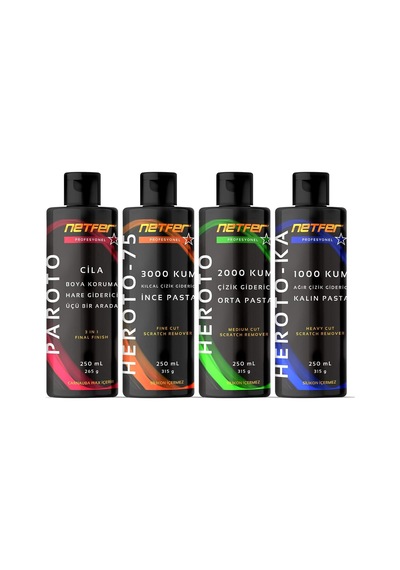 4'lü Pasta Cila Set - 4x250 Ml