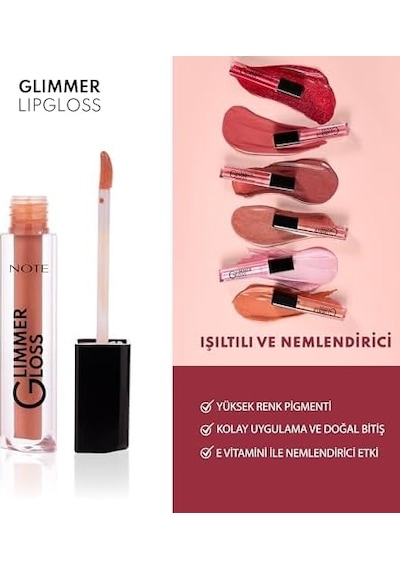 Glimmer Gloss Işıltılı Nemlendirici Dudak Parlatıcısı - 10 Poppy 0