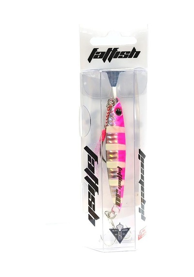 Fatfish Jiga Bait 70mm 30gr Jig Yem Pink Zebra Glow