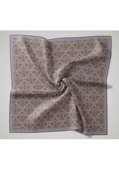 Silk Home Soft Eşarp Rûmi Gri 90x90 Çok Renkli
