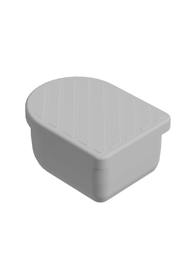 Cateksss 30x40 Mm D Düz İç Profil Tapası Beyaz - 12 Li Paket
