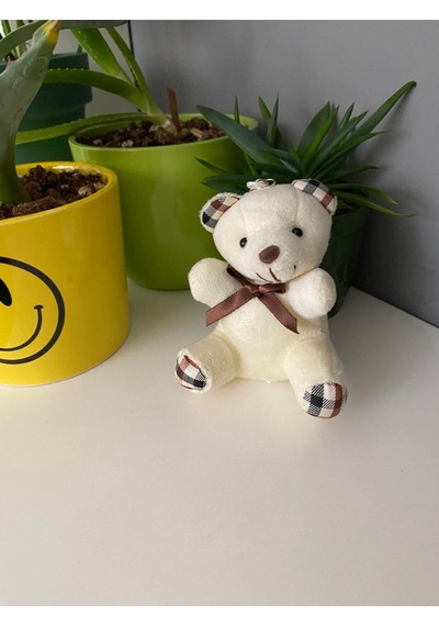 Ayıcık Figürlü Büyük Boy Peluş 4'li Anahtarlık